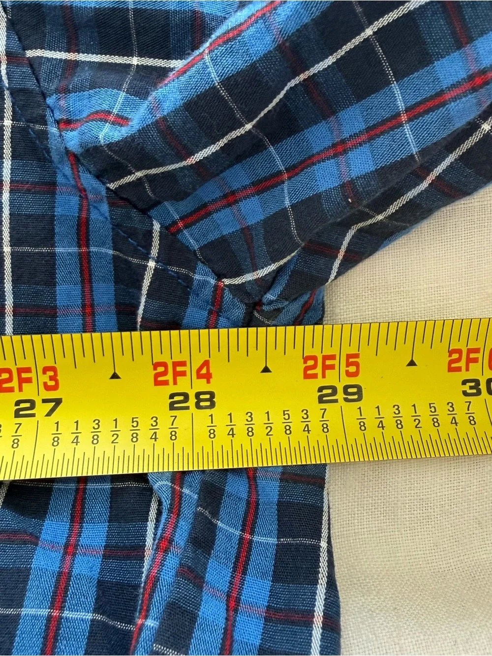 Polo Ralph Lauren Men's Classic Plaid Woven Cotton Robe L/XL Blue Lightweight